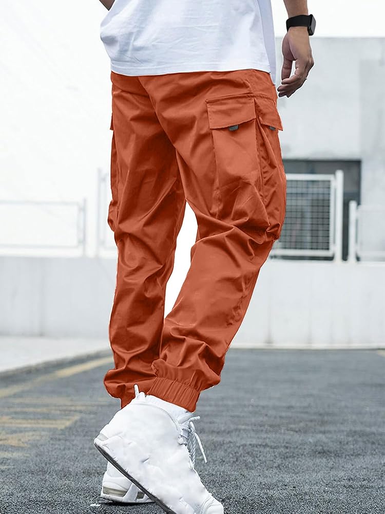 HashBack 6 pockets Cargo Jogger Trousers for Men Elasticated Bottom - Stylish and Premium Quality Men's Trousers